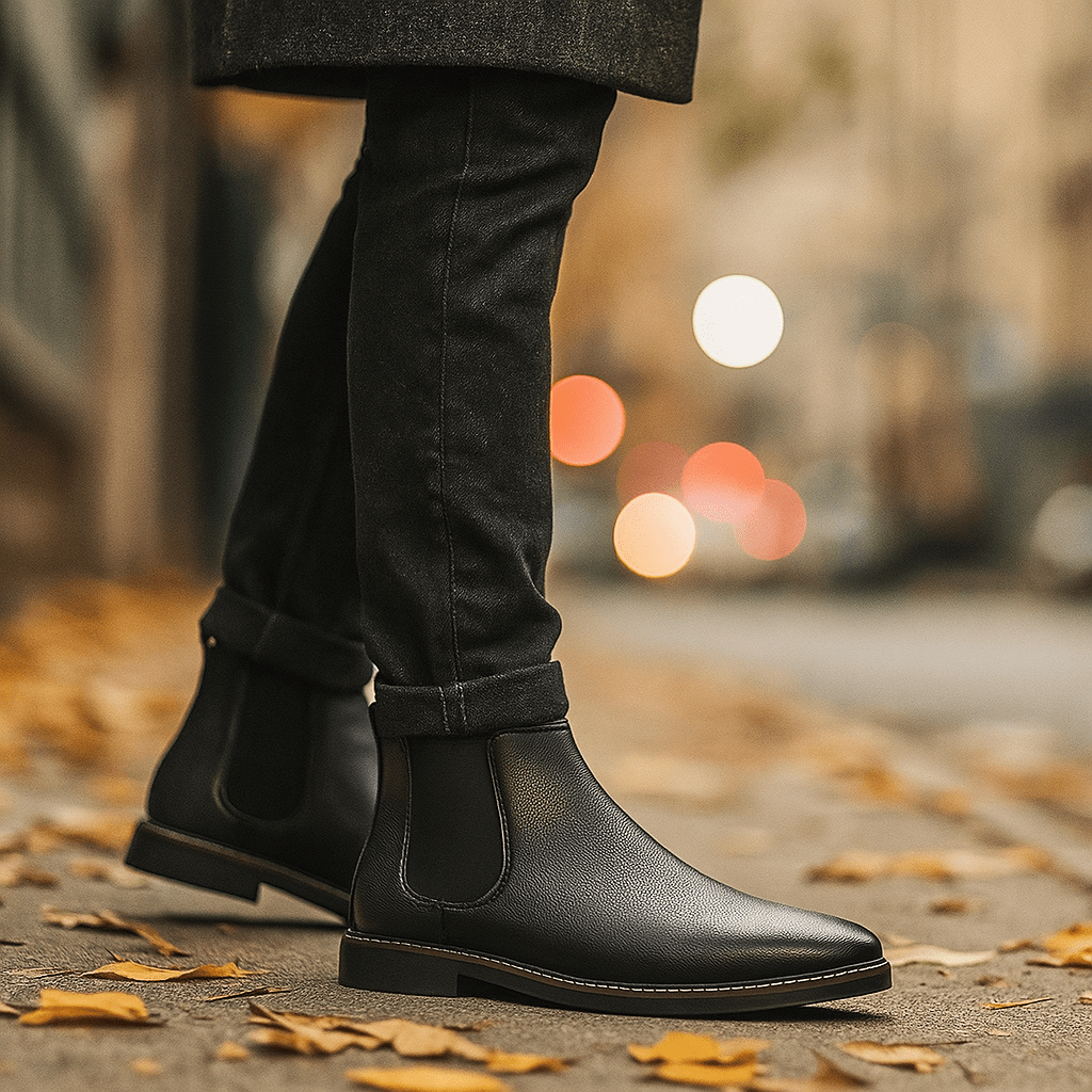 Botki Chelsea męskie | Na zamek, wygodne | Klasyczny elegancki styl