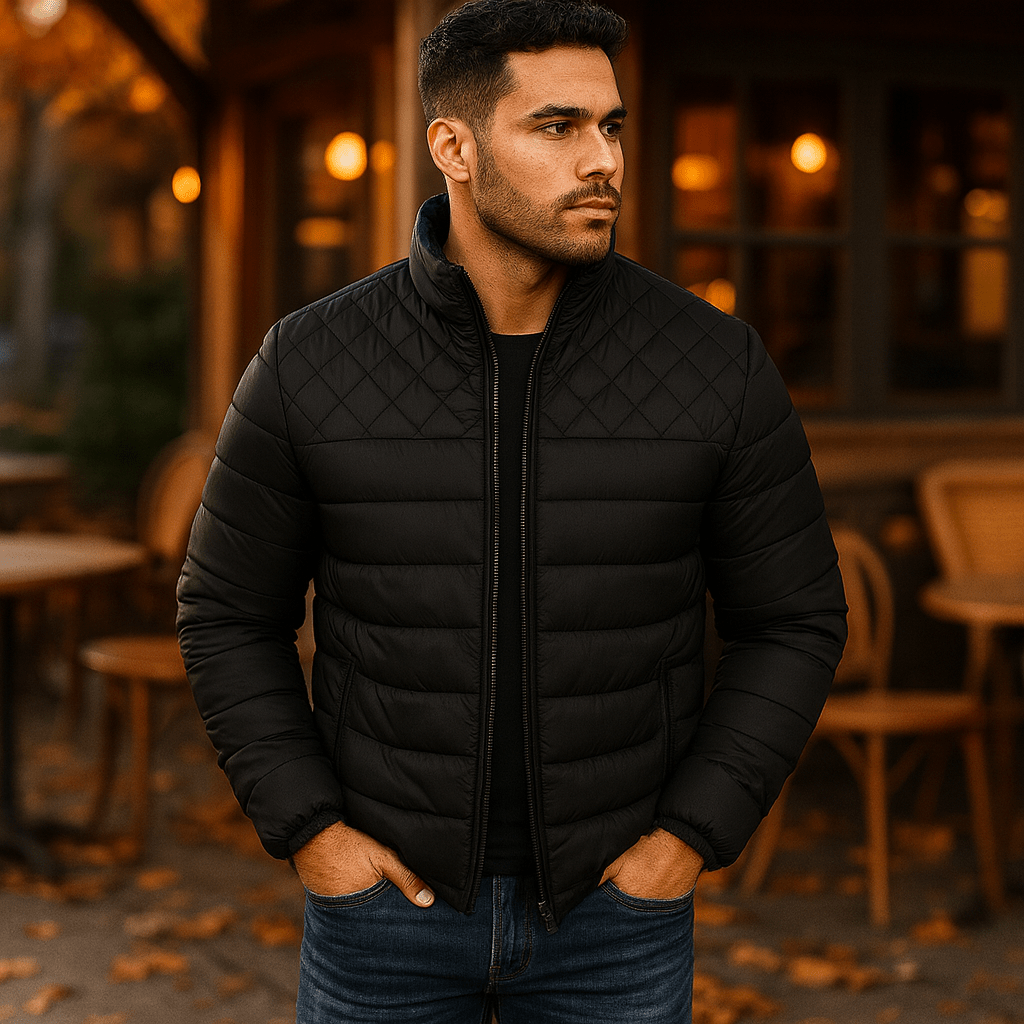 Jonas – męska zimowa kurtka z bawełnianym wypełnieniem - vivano - warszawa