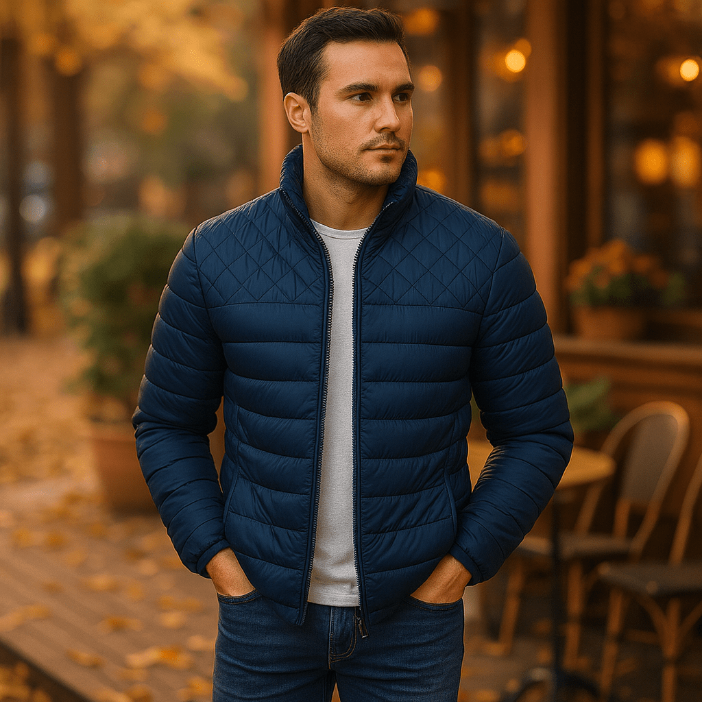 Jonas – męska zimowa kurtka z bawełnianym wypełnieniem - vivano - warszawa