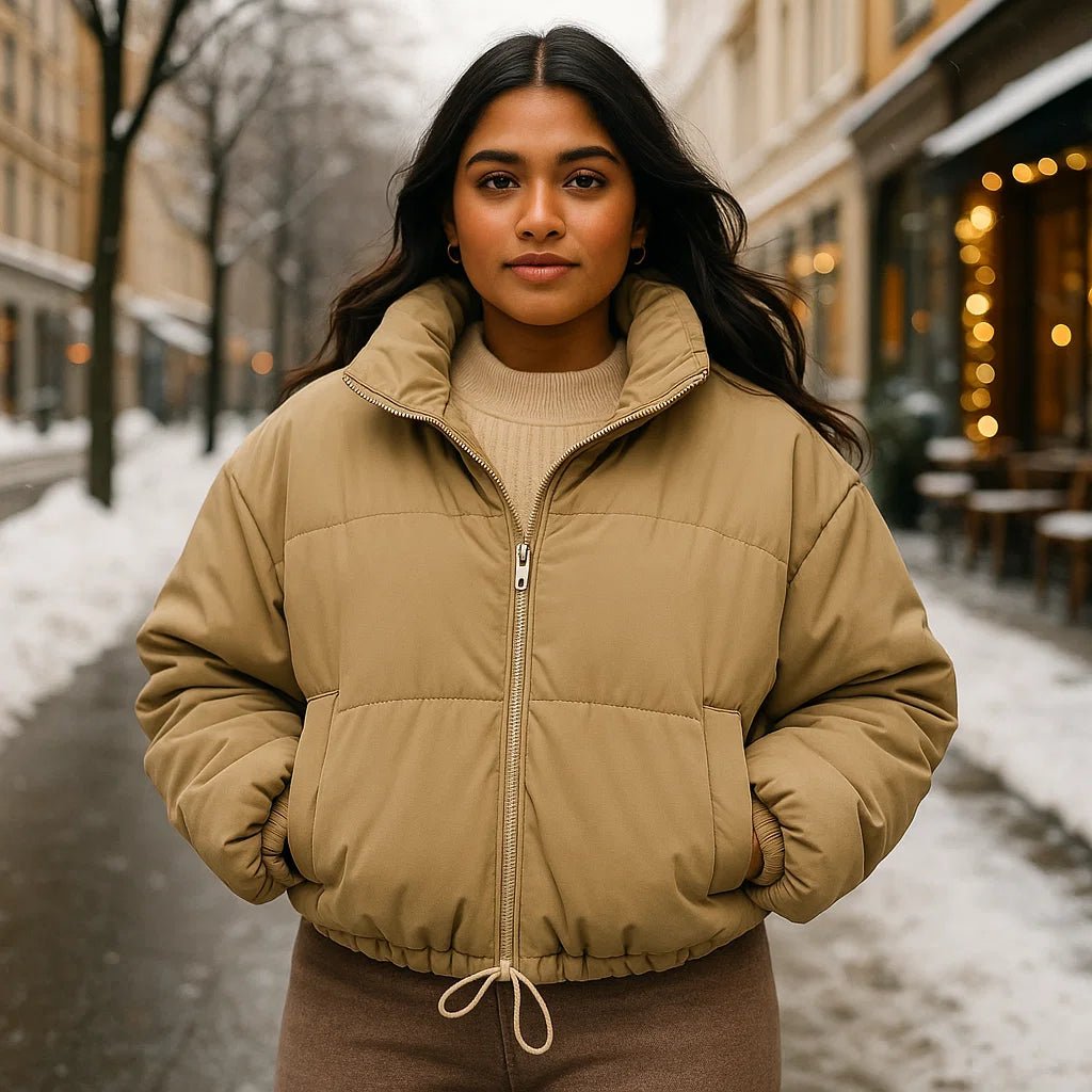 Katri Kurtka - Wysoki Kołnierz - Zamek Błyskawiczny - Ciepła i Stylowa - vivano - warszawa