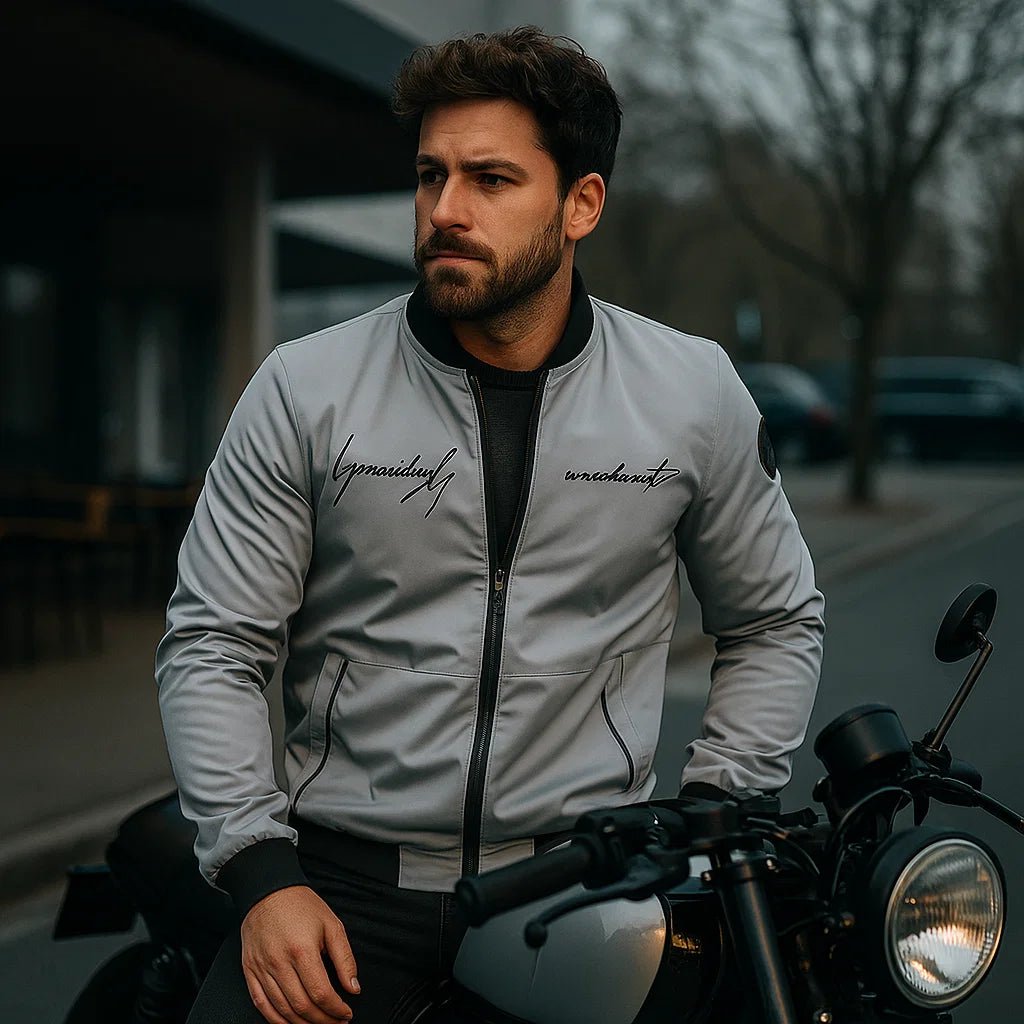 Kurtka Claus Broderet - Zamek błyskawiczny - Kieszenie - Wygodna i Stylowa - vivano - warszawa