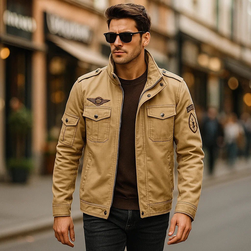 Kurtka męska - Stylowa i wygodna z kieszeniami bocznymi - vivano - warszawa