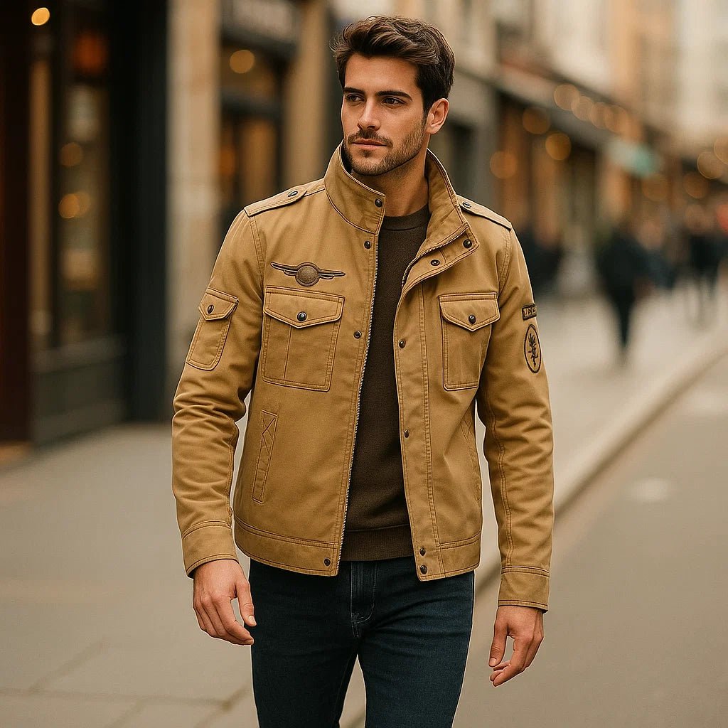 Kurtka męska - Stylowa i wygodna z kieszeniami bocznymi - vivano - warszawa