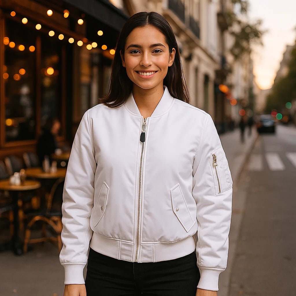 Kurtka Pilota MA - 1 dla Kobiet - Klasyczny Design - Z Ribkanter - vivano - warszawa