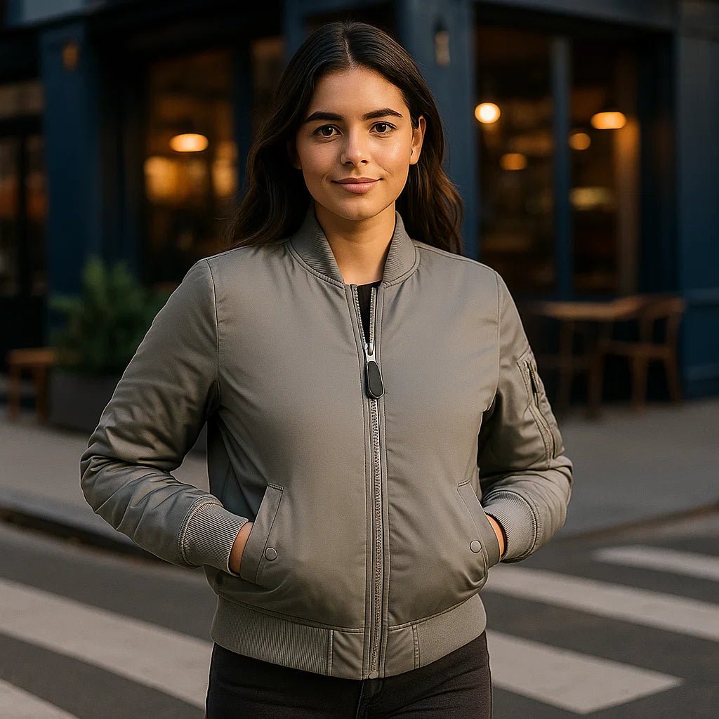 Kurtka Pilota MA - 1 dla Kobiet - Klasyczny Design - Z Ribkanter - vivano - warszawa