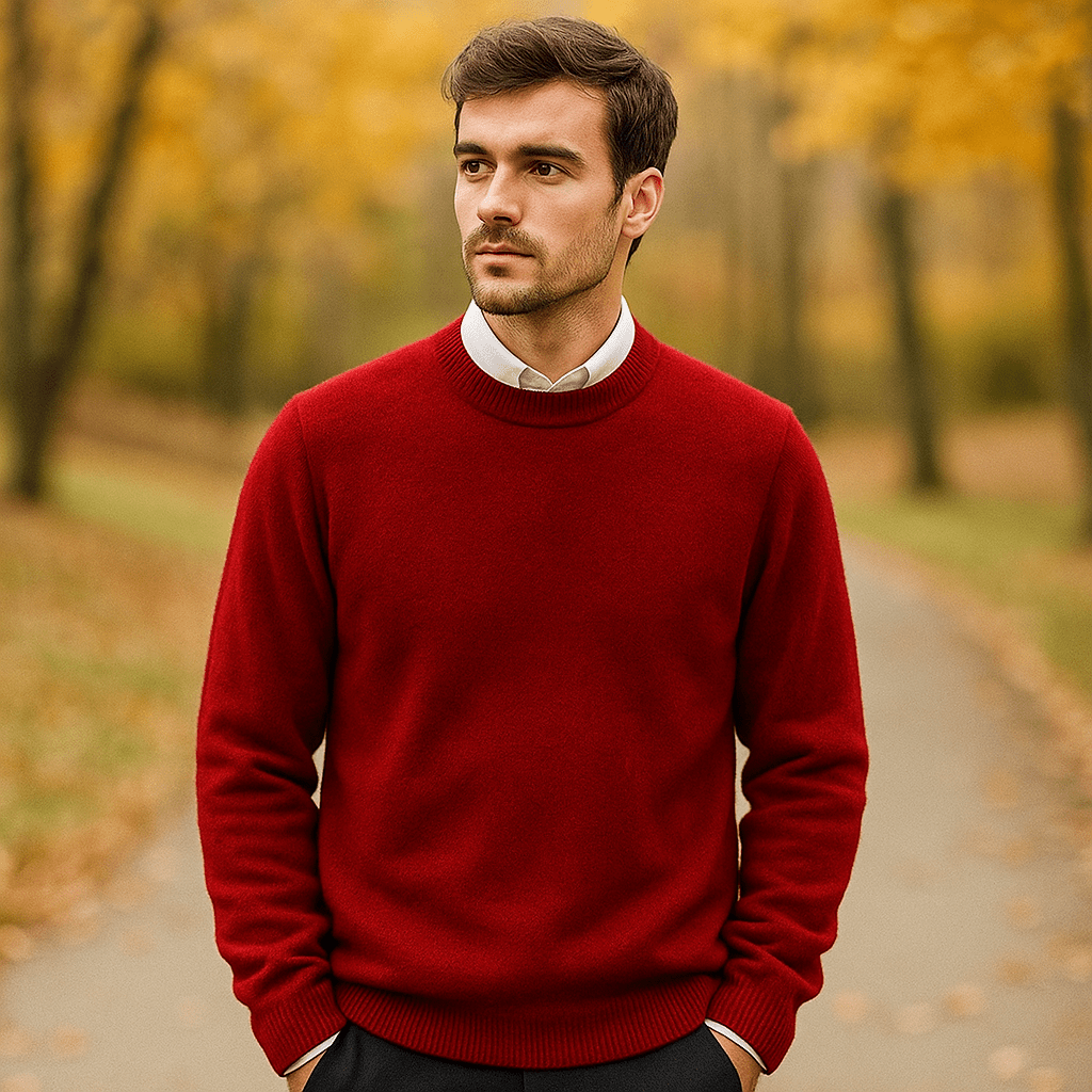 Liam - Komfortowa luźna sweter - Miękki stylowy krój - vivano - warszawa