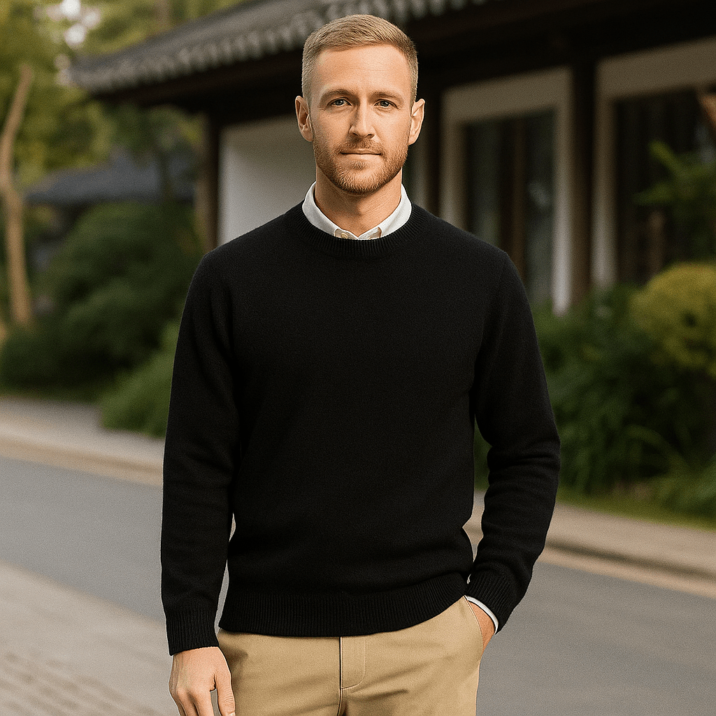 Liam - Komfortowa luźna sweter - Miękki stylowy krój - vivano - warszawa