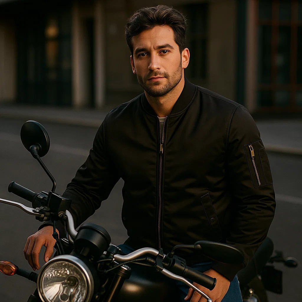 Luksusowa męska kurtka bomber pilot - vivano - warszawa