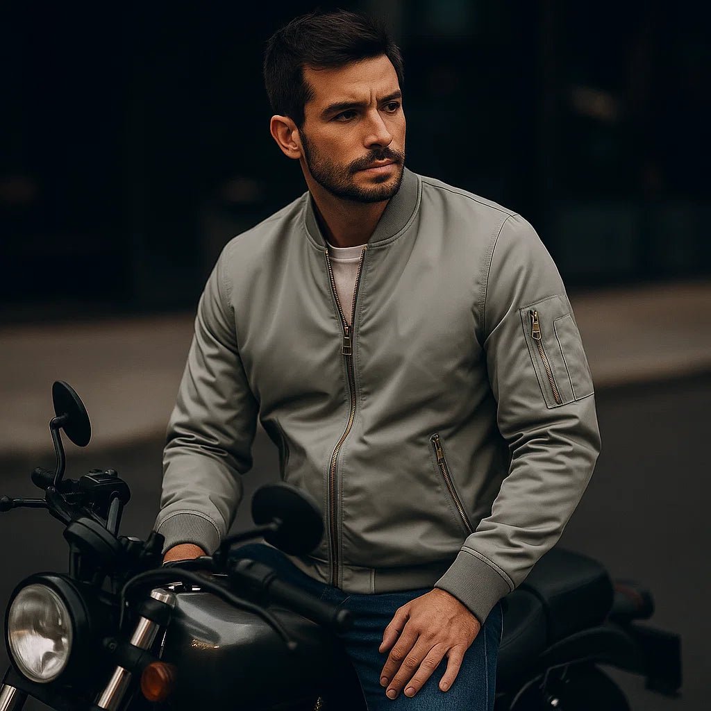 Luksusowa męska kurtka bomber pilot - vivano - warszawa