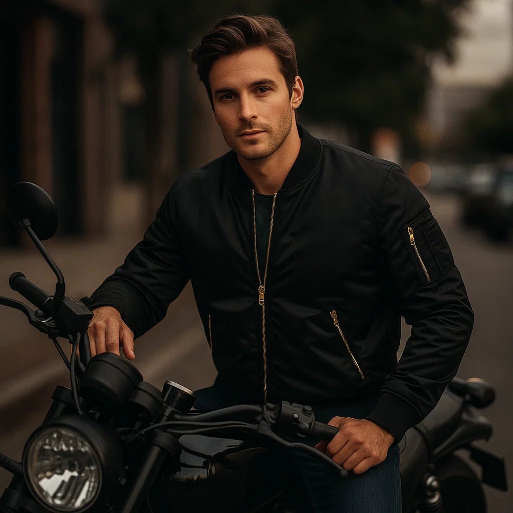 Luksusowa męska kurtka bomber pilot - vivano - warszawa