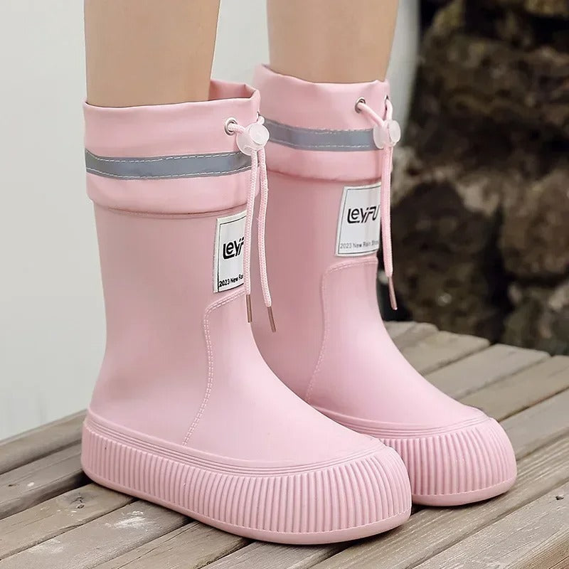 Damskie Gumowe Buty | Lekkie, Wodoszczelne | Do Deszczu