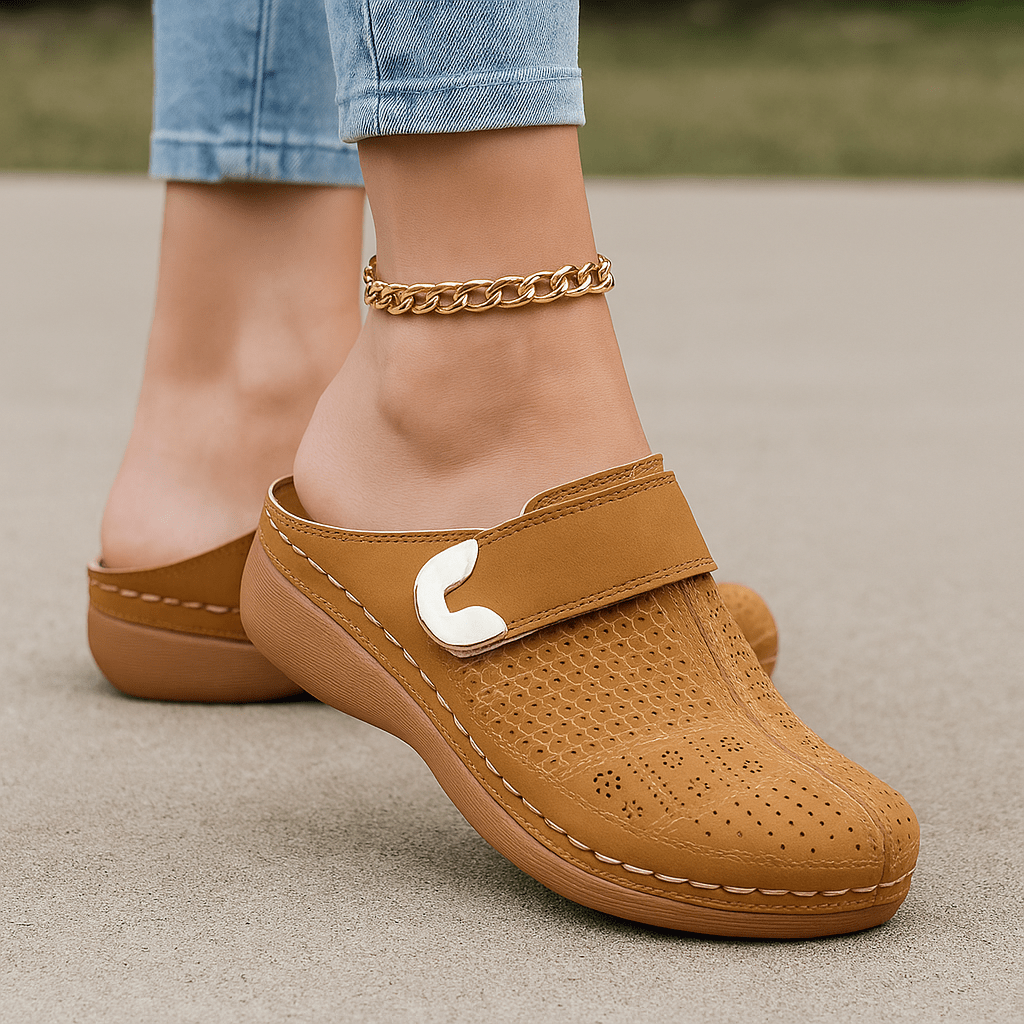 Marieta - Klapki Komfortowe - Podeszwa Ortopedyczna - Antypoślizgowe - vivano - warszawa