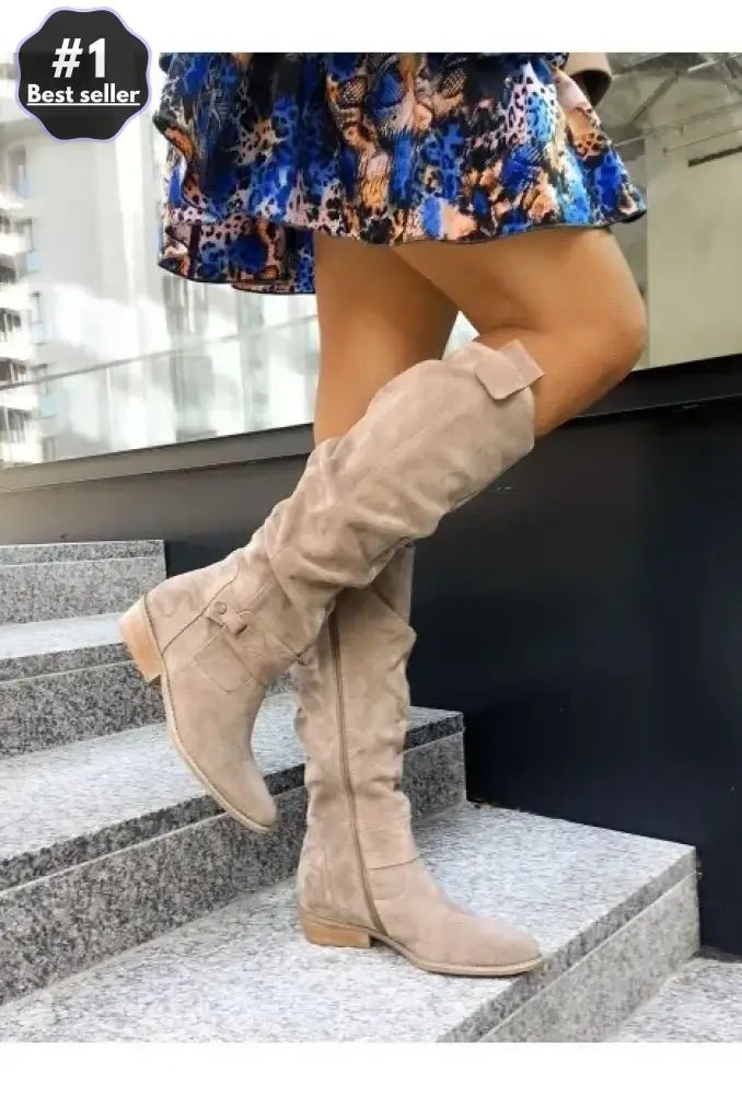 Megan – Limitowane Retro Botki Skórzane - vivano - warszawa