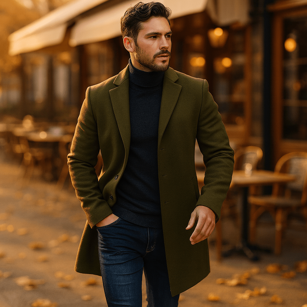 Męska Casual Zimowa Kurtka - Ciepła - Wygodna - Stylowa - vivano - warszawa