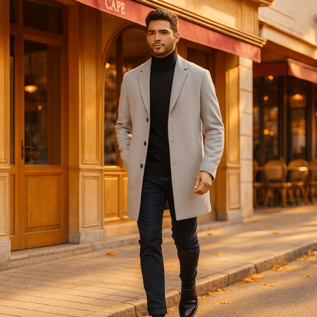 Męska Casual Zimowa Kurtka - Ciepła - Wygodna - Stylowa - vivano - warszawa