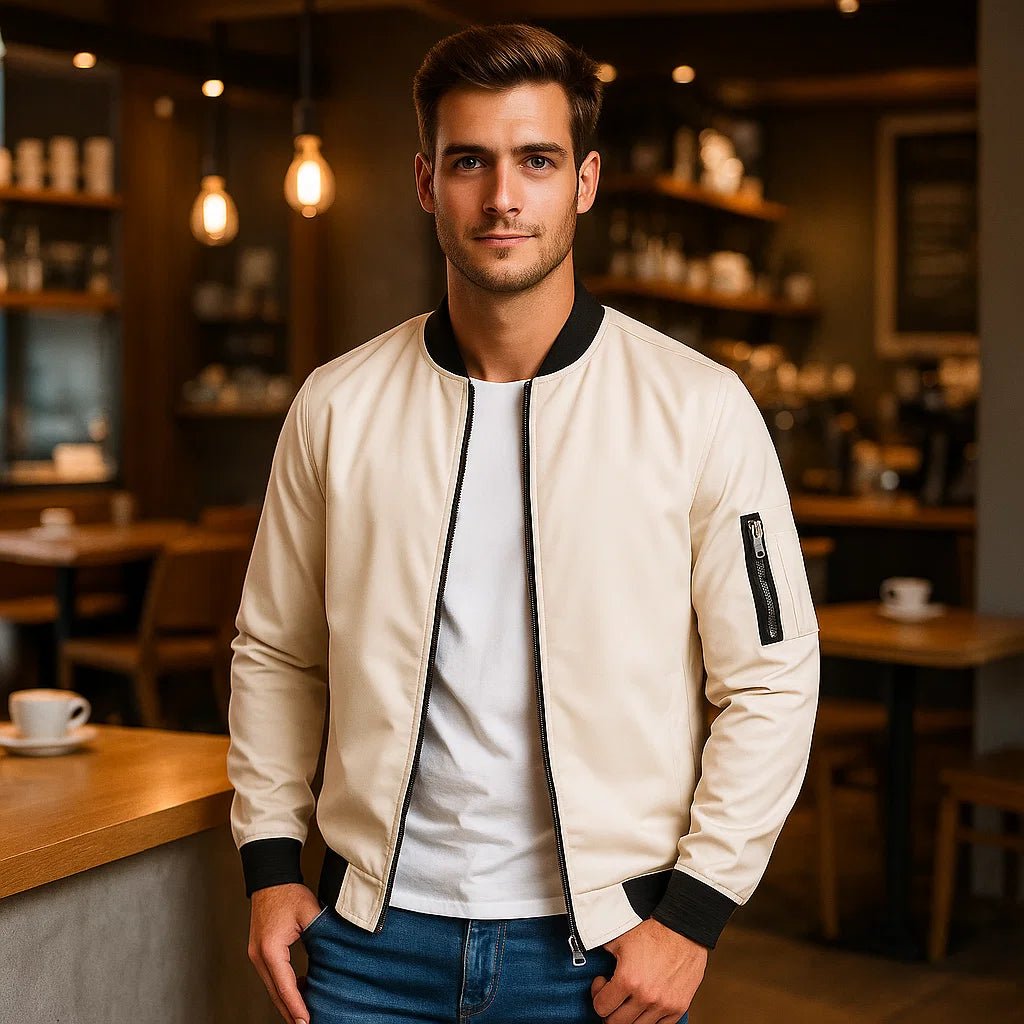 Męska Kurtka Bomber – Codzienny Sportowy Styl - vivano - warszawa