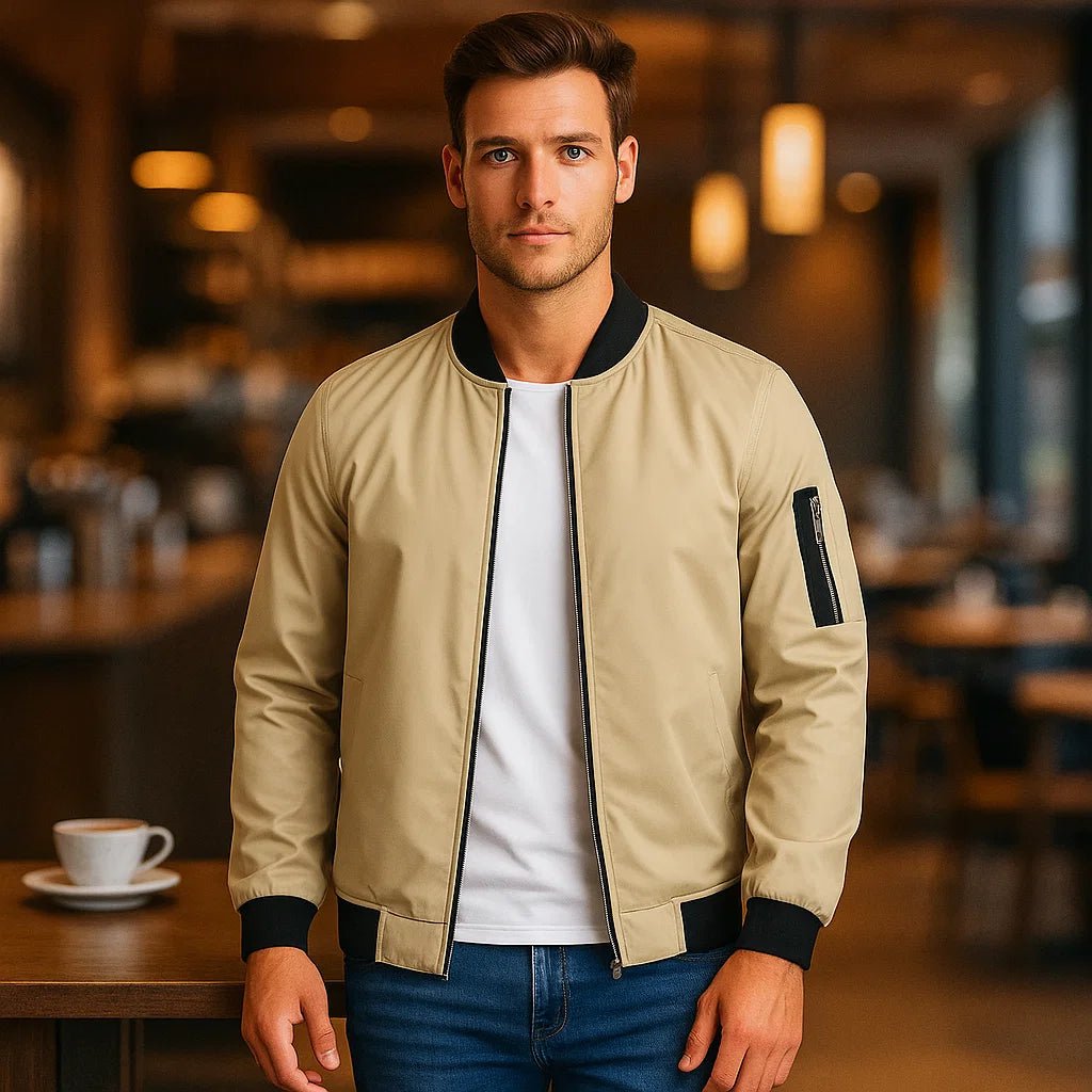 Męska Kurtka Bomber – Codzienny Sportowy Styl - vivano - warszawa