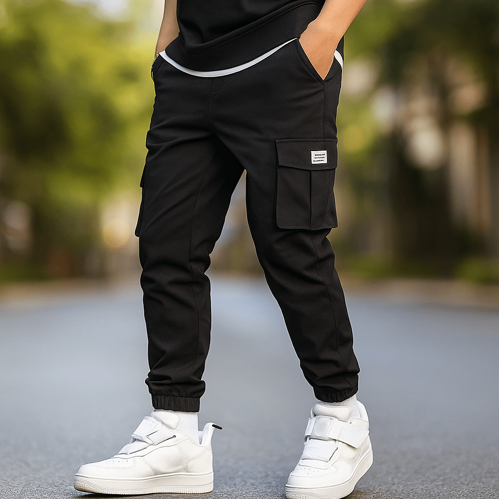 Męskie Spodnie Cargo - Elastyczny Pas - Praktyczne Kieszenie - vivano - warszawa