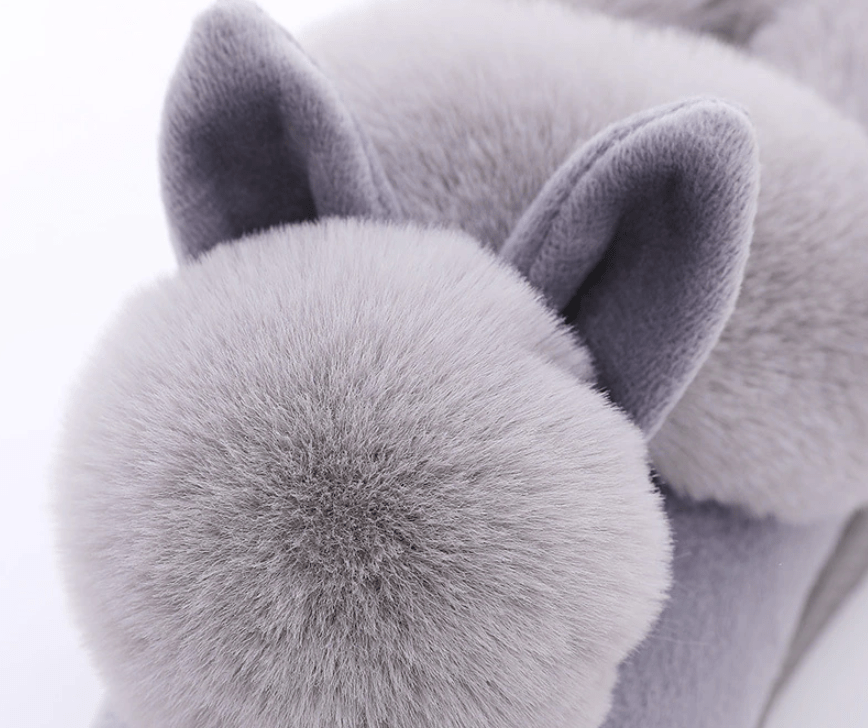 Mia - Eleganckie kapcie damskie Bunny - vivano - warszawa
