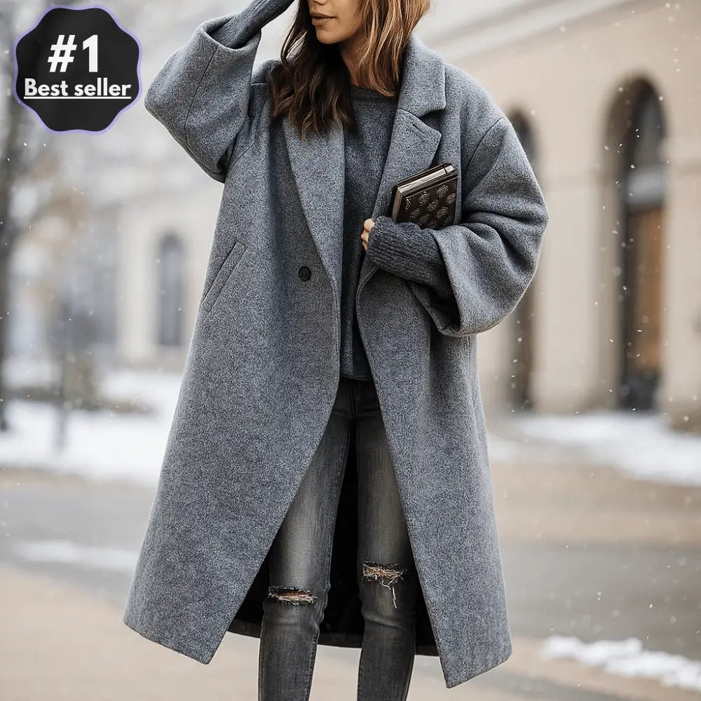 Milla – Limitowany Wełniany Płaszcz - vivano - warszawa