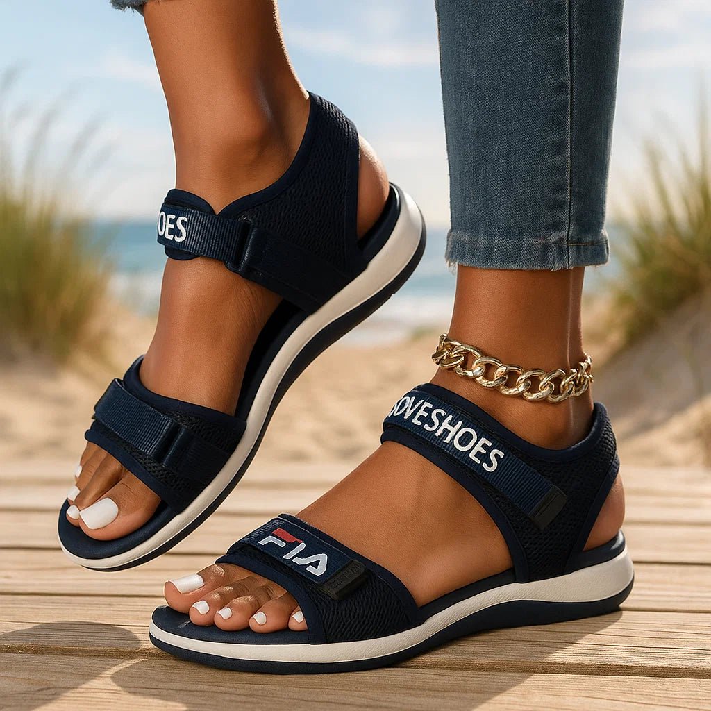 Modne sportowe sandały damskie z regulowanymi paskami - vivano - warszawa