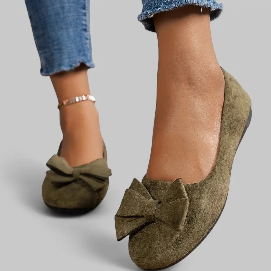 Mokasyny komfortowe damskie Klyber z kokardą - Eleganckie - Stylowe - vivano - warszawa