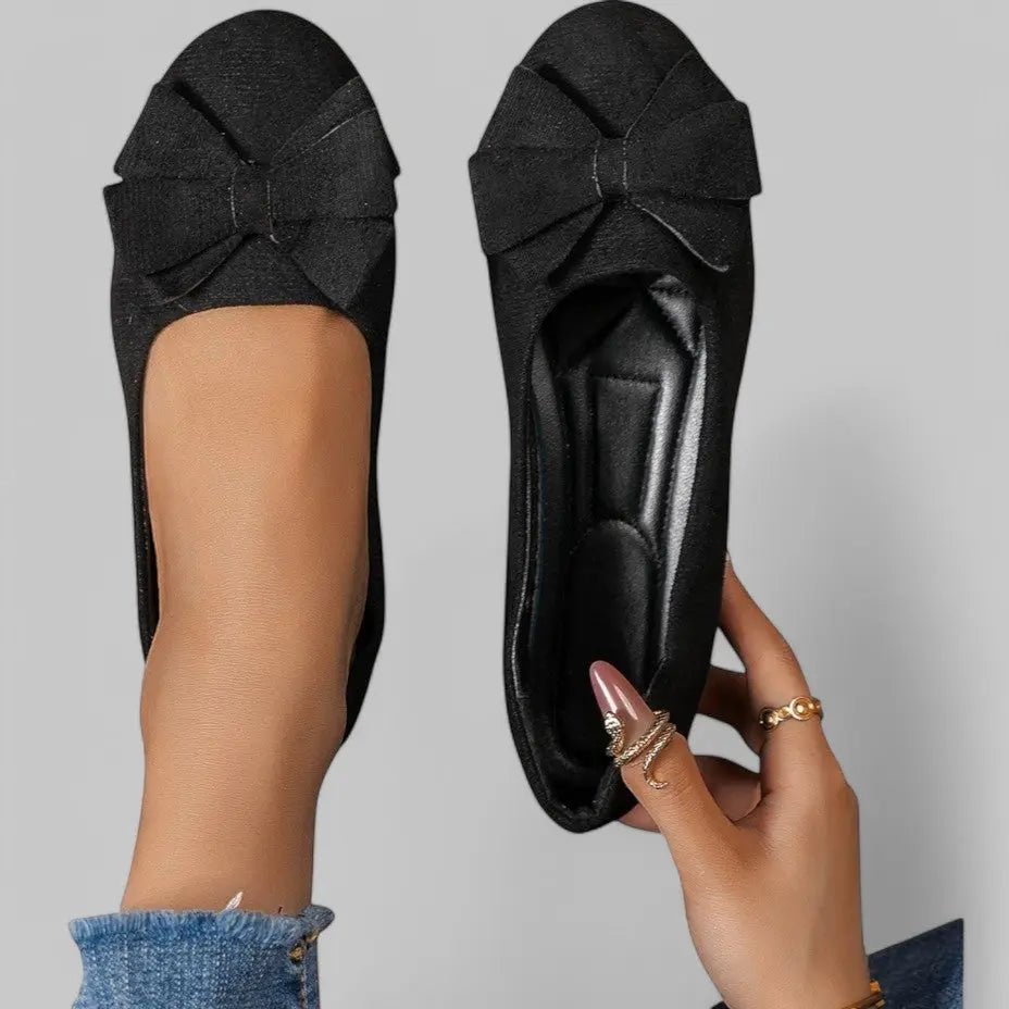 Mokasyny komfortowe damskie Klyber z kokardą - Eleganckie - Stylowe - vivano - warszawa