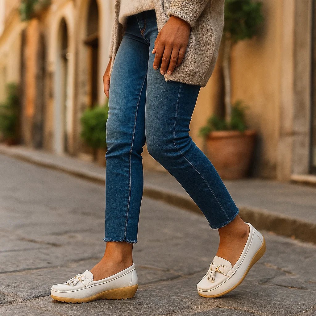 Mokasyny ortopedyczne skórzane damskie - vivano - warszawa