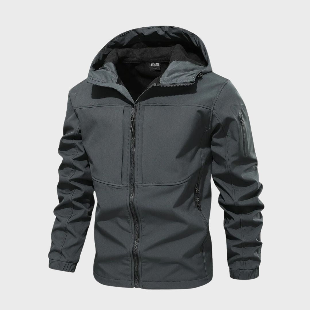 Kurtka Przeciwdeszczowa Męska | Softshell Oddychająca | Dopasowana