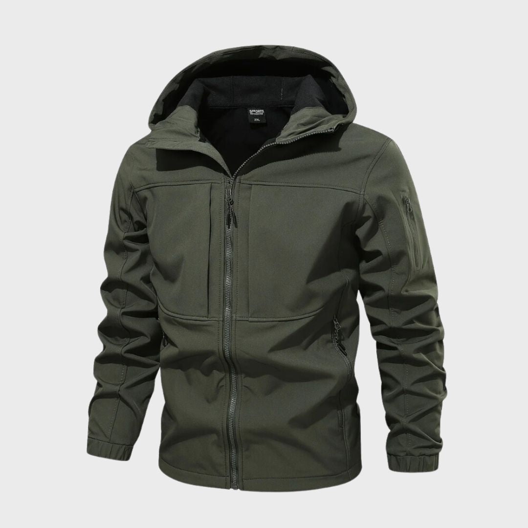 Kurtka Przeciwdeszczowa Męska | Softshell Oddychająca | Dopasowana