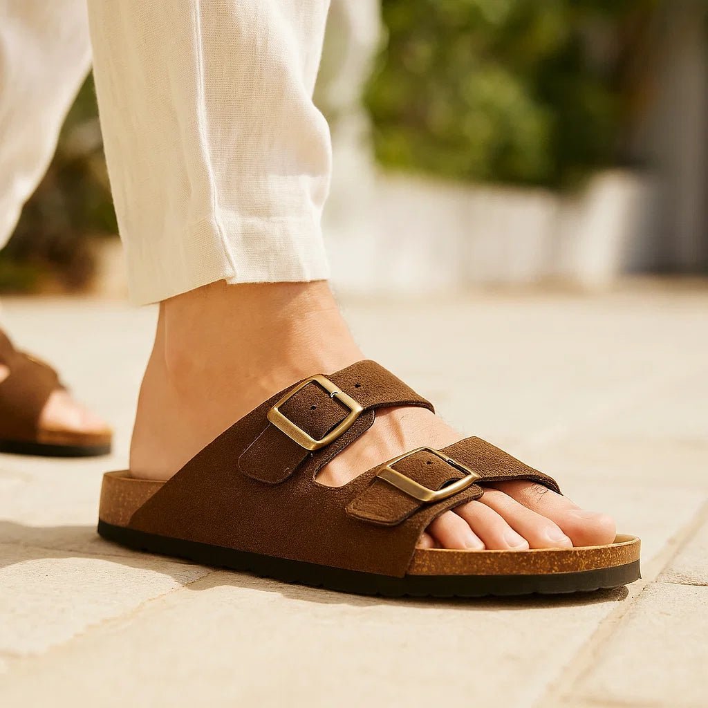 Ortopedyczne sandały z korkową wkładką 2025 - vivano - warszawa