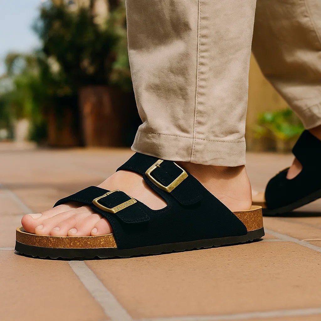 Ortopedyczne sandały z korkową wkładką 2025 - vivano - warszawa