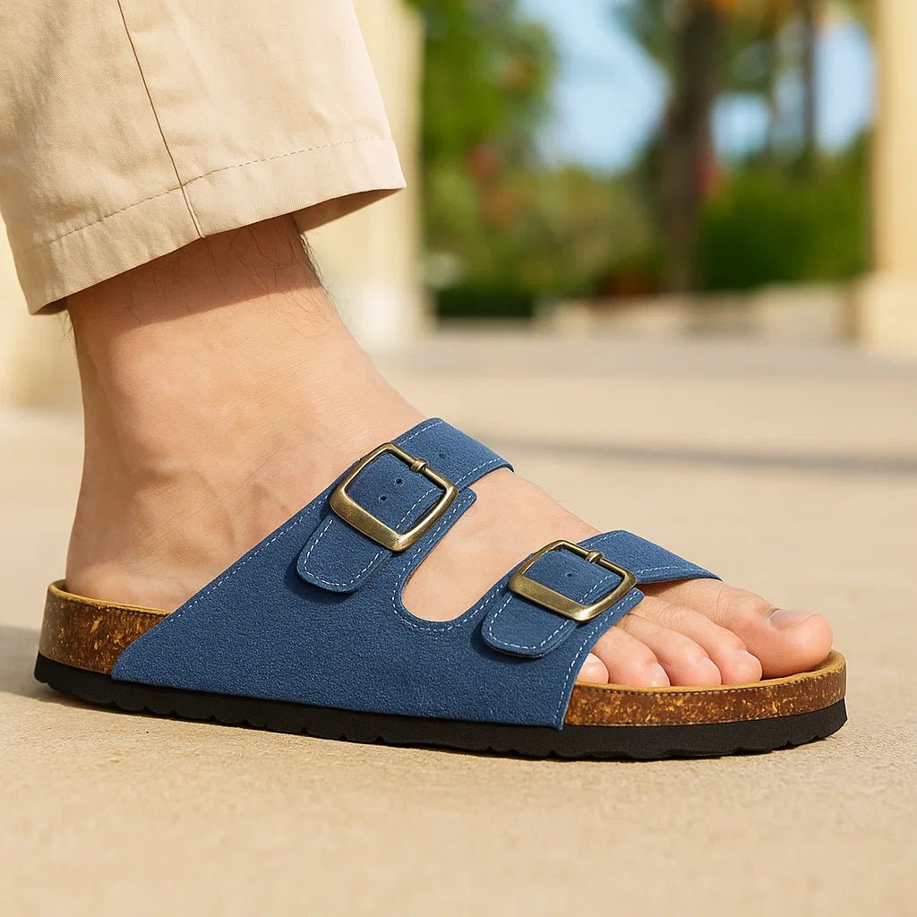 Ortopedyczne sandały z korkową wkładką 2025 - vivano - warszawa