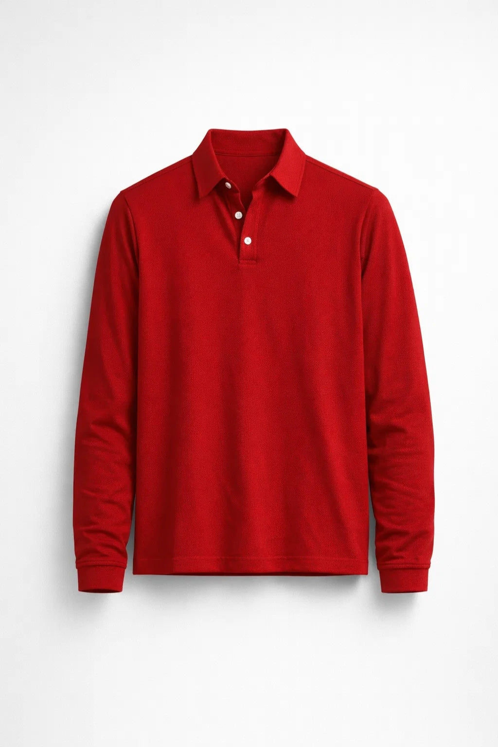 Polo Męskie Długi Rękaw | Casual Slim Fit | Klasyczny Kołnierz