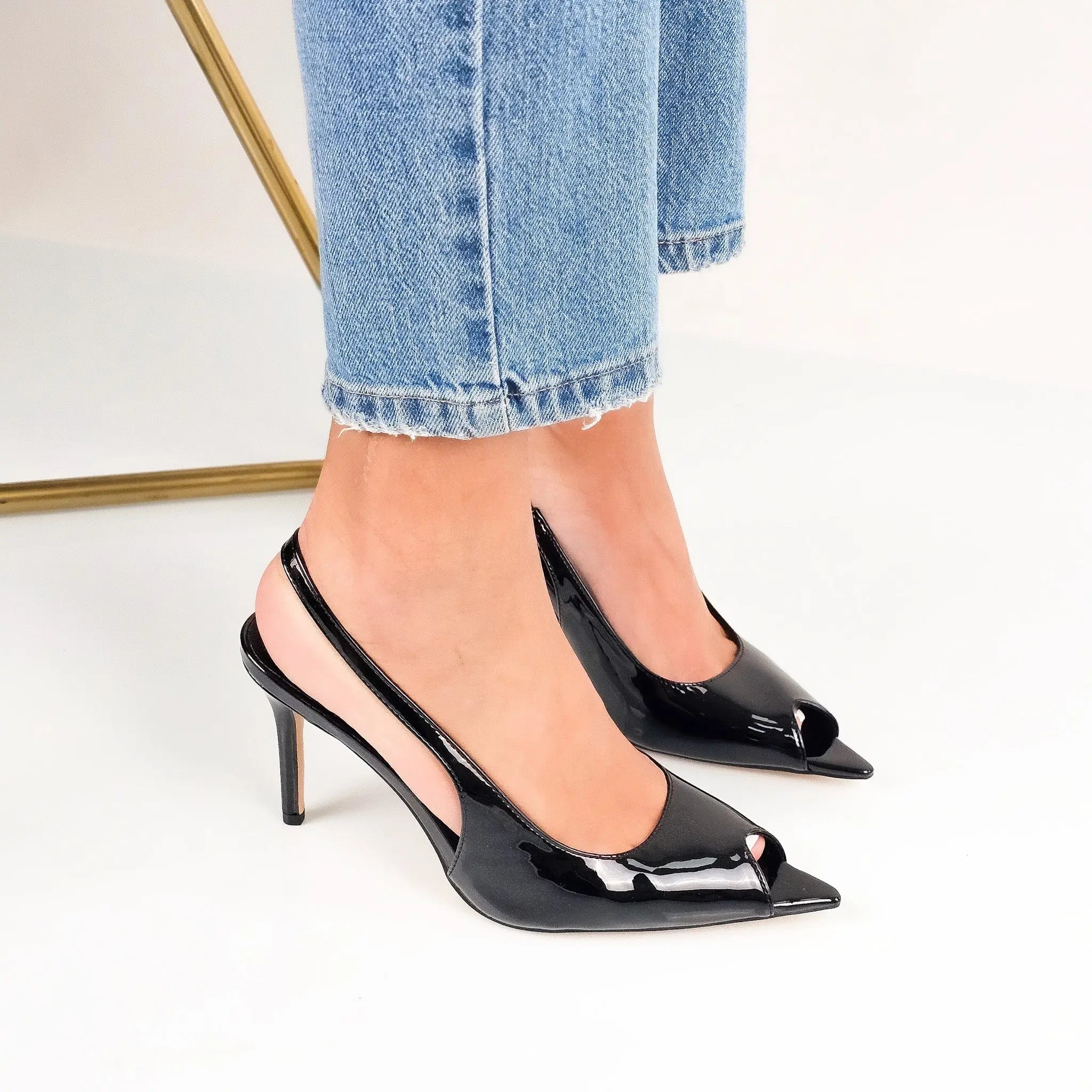 Sandały Slingback z odkrytą piętą Elisabetta - Elegancja Chic - vivano - warszawa