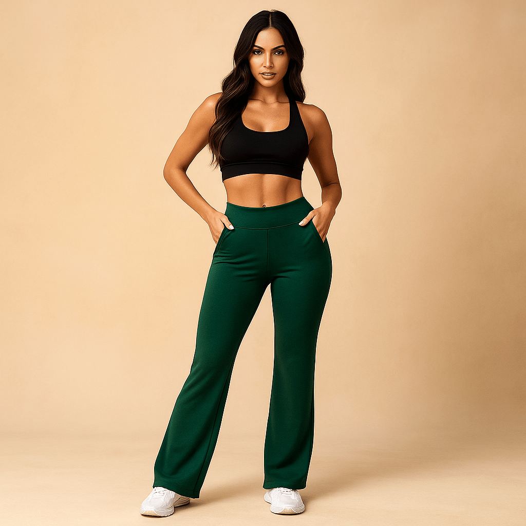 Spodnie Yoga - Jednokolorowe - Luźne - Komfortowe - vivano - warszawa