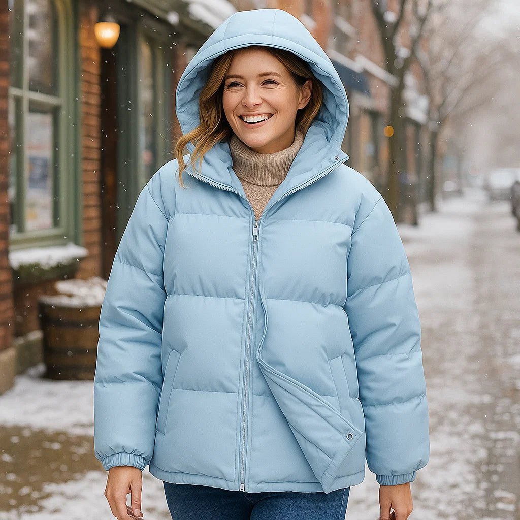 Stilla Varm Hættejakke - Klassisk Design - Komfort og Stil - vivano - warszawa