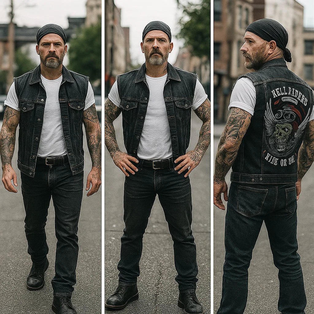 Stilla – Wytrzymała Kamizelka Motocyklowa z Denimu - vivano - warszawa