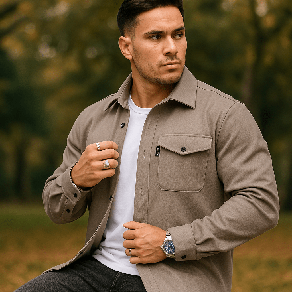 Stylowa koszula na jesień - Komfortowa - Ponadczasowa elegancja - vivano - warszawa