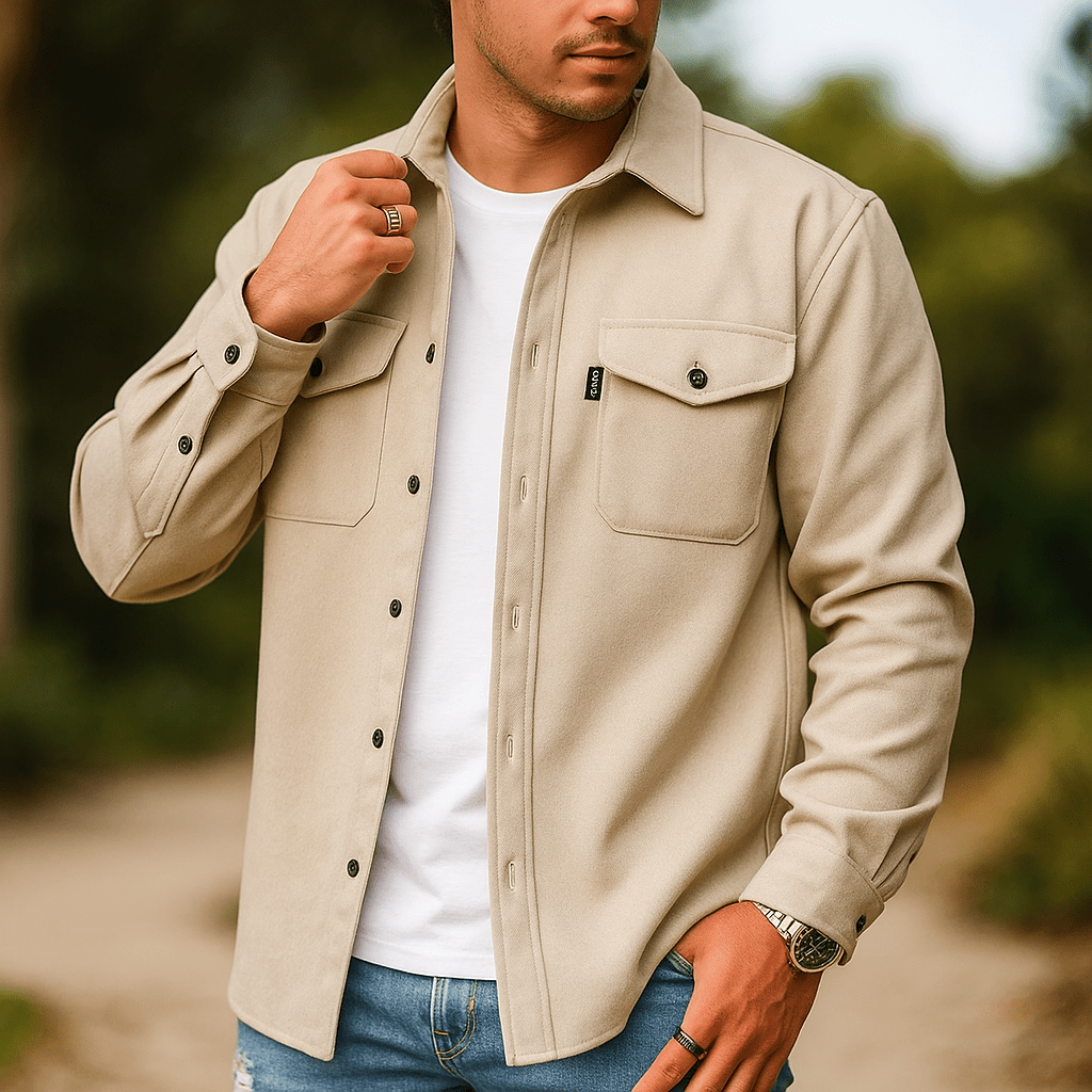 Stylowa koszula na jesień - Komfortowa - Ponadczasowa elegancja - vivano - warszawa