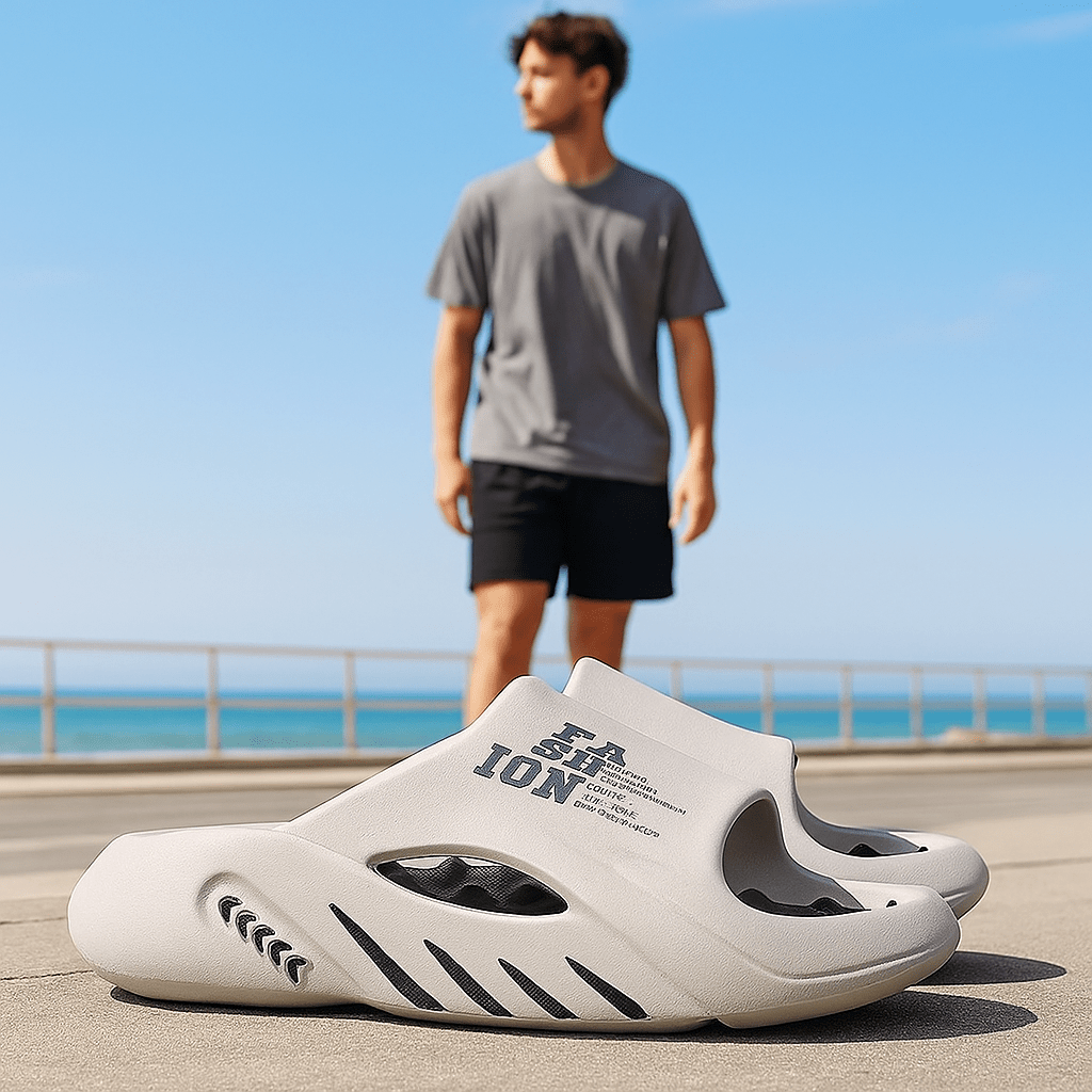 Stylowe Letnie Kapcie Męskie Roald - vivano - warszawa