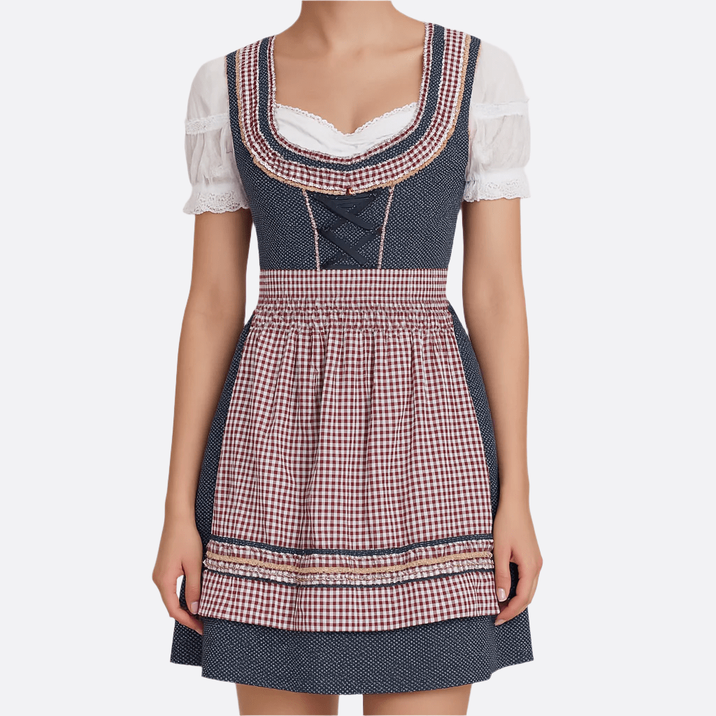 Sukienka Dirndl dla kobiet - Tradycyjny design Oktoberfest - Festywna moda ludowa - vivano - warszawa