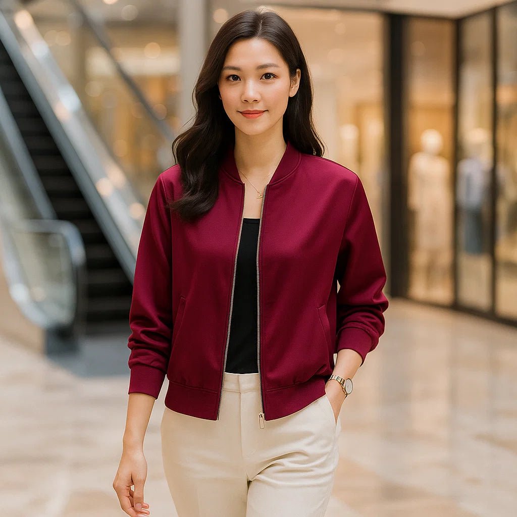 Sukienka Satynowa dla Kobiet – Luźny Krój – Zamek Błyskawiczny – Styl na Cały Rok - vivano - warszawa