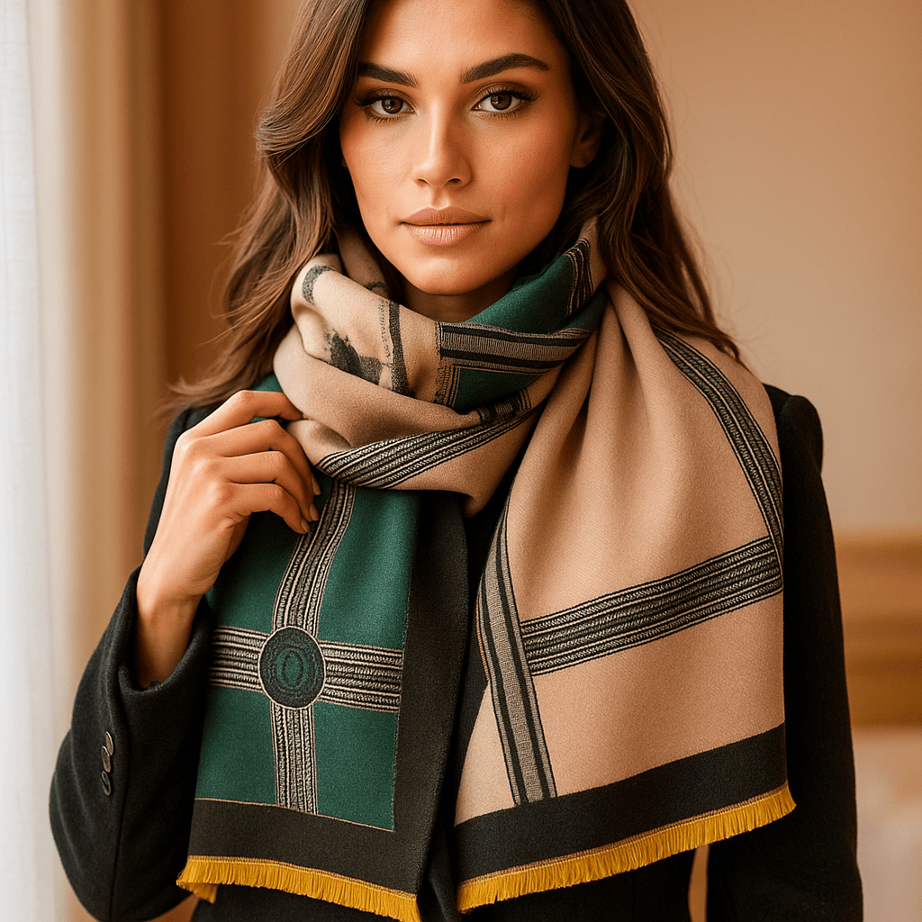 Szalik Kaszmirowy Ruby – Elegancki, Ciepły i Luksusowy