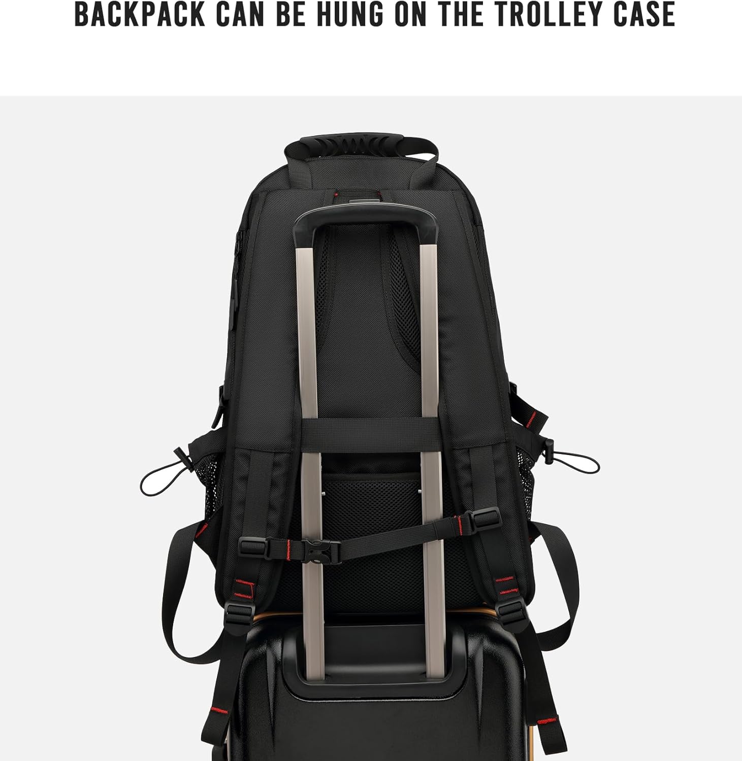 Plecak turystyczny 60–80L | Wodoszczelny, rozszerzalny | USB, compartment na buty, kieszeń na laptopa