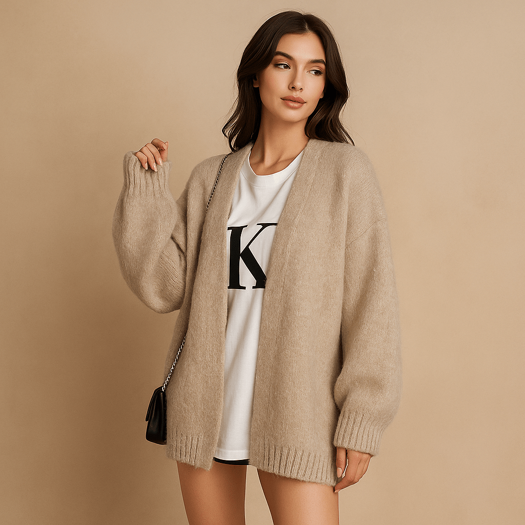 Tykk og Varm Cardigan - Komfortowy - Stylowy - Ciepły - Miękki - vivano - warszawa