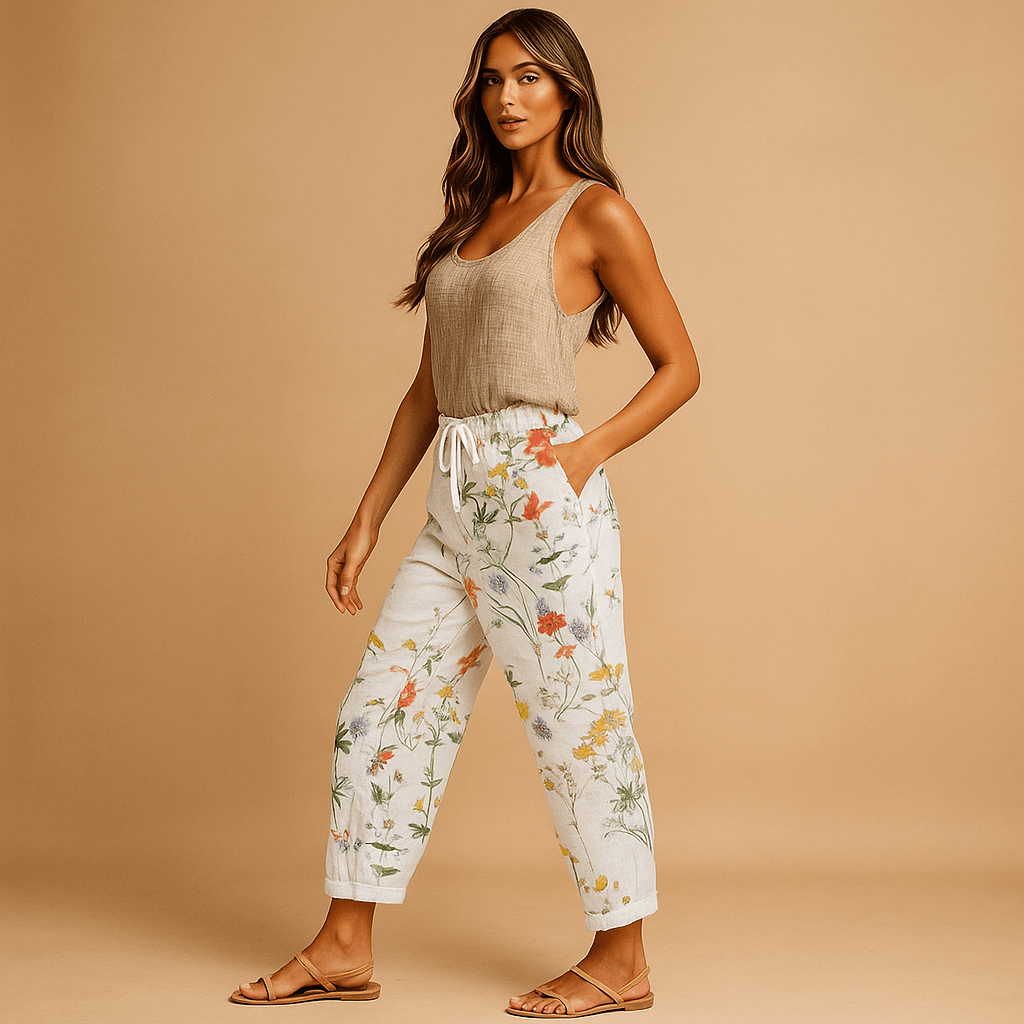 Unikalne Spodnie z Przyciskiem - Komfort - Styl - Luo - vivano - warszawa