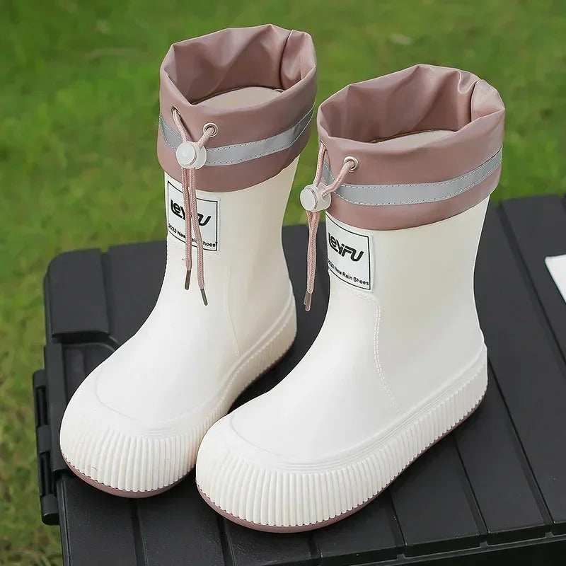 Damskie Gumowe Buty | Lekkie, Wodoszczelne | Do Deszczu