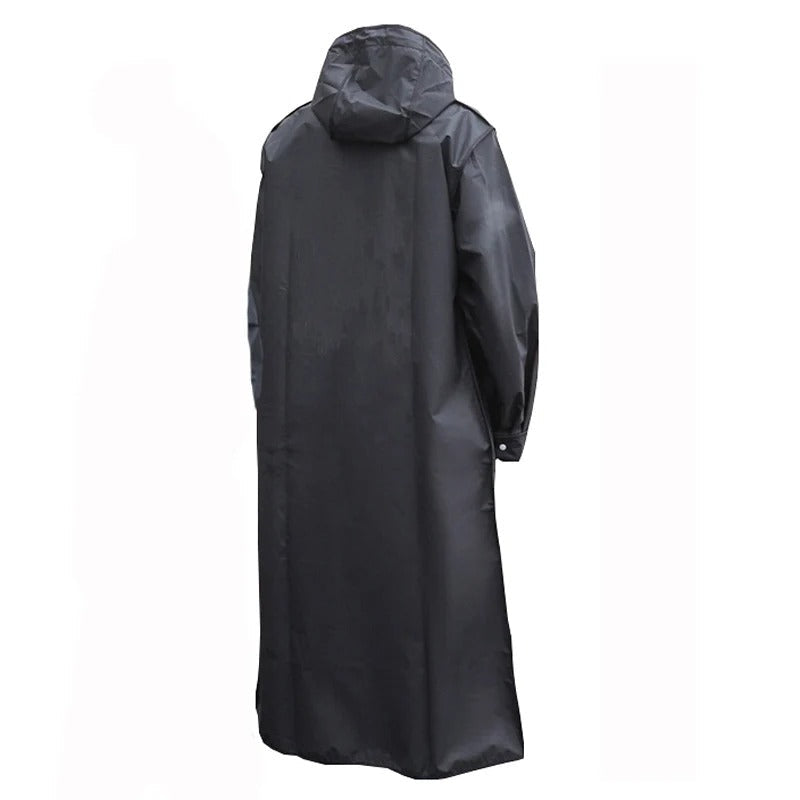 Kurtka Przeciwdeszczowa | Czarna, Wodoszczelna, Unisex