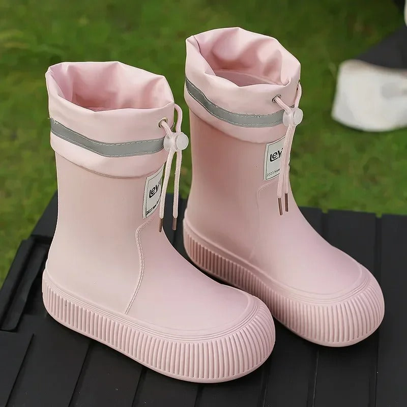 Damskie Gumowe Buty | Lekkie, Wodoszczelne | Do Deszczu